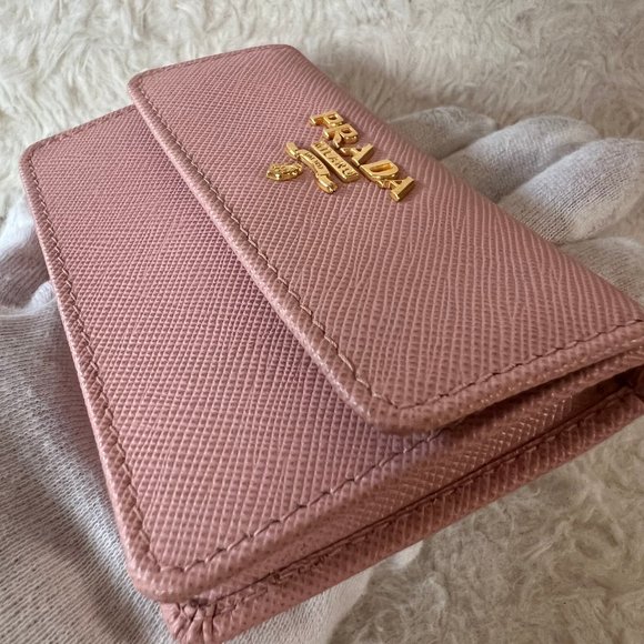 PRADA Saffiano Leather Card Case Wallet - Picture 3 of 10